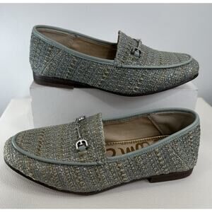 Sam Edelman Loraine Woven Bit Loafer Slip On Shoes Girl Size 1M